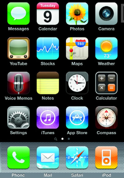 IOS icons, 2007