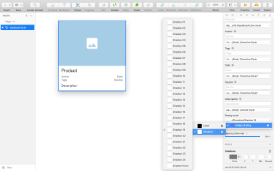 Adding elevation for the article details pattern