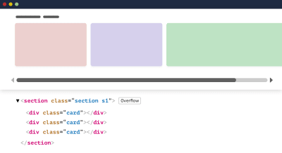 The same wireframe example explained with the help of a useful feature in Firefox