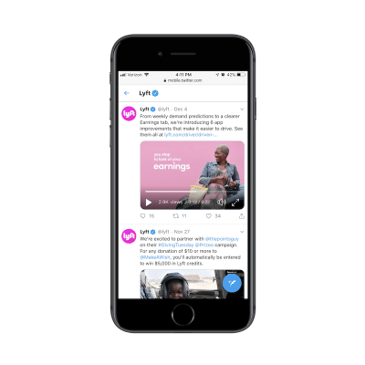 Lyft social media video