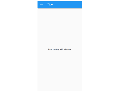 Android应用程序的图像，显​​示应用程序栏标题在Flutter Android Material应用程序上的显示位置