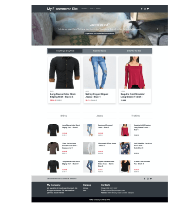 Demo e-commerce site