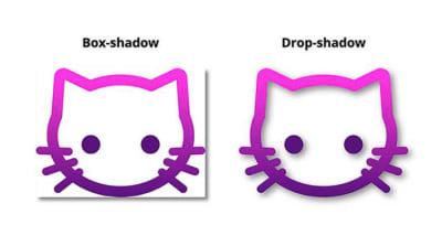 Box-shadow vs. drop-shadow