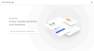 Test My Site speed test