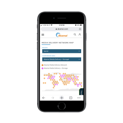 Akamai媒体交付网络图-媒体和存储位置