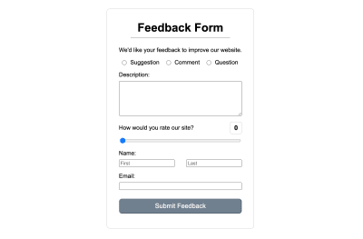 Feedback Form