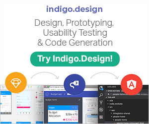 Design, Prototyping, Usability Testing, and Code Generation. Try Indigo Design!