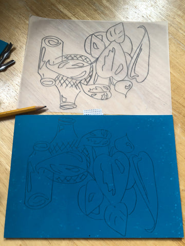 at home lino printing kit