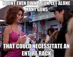 waynes world gun rack