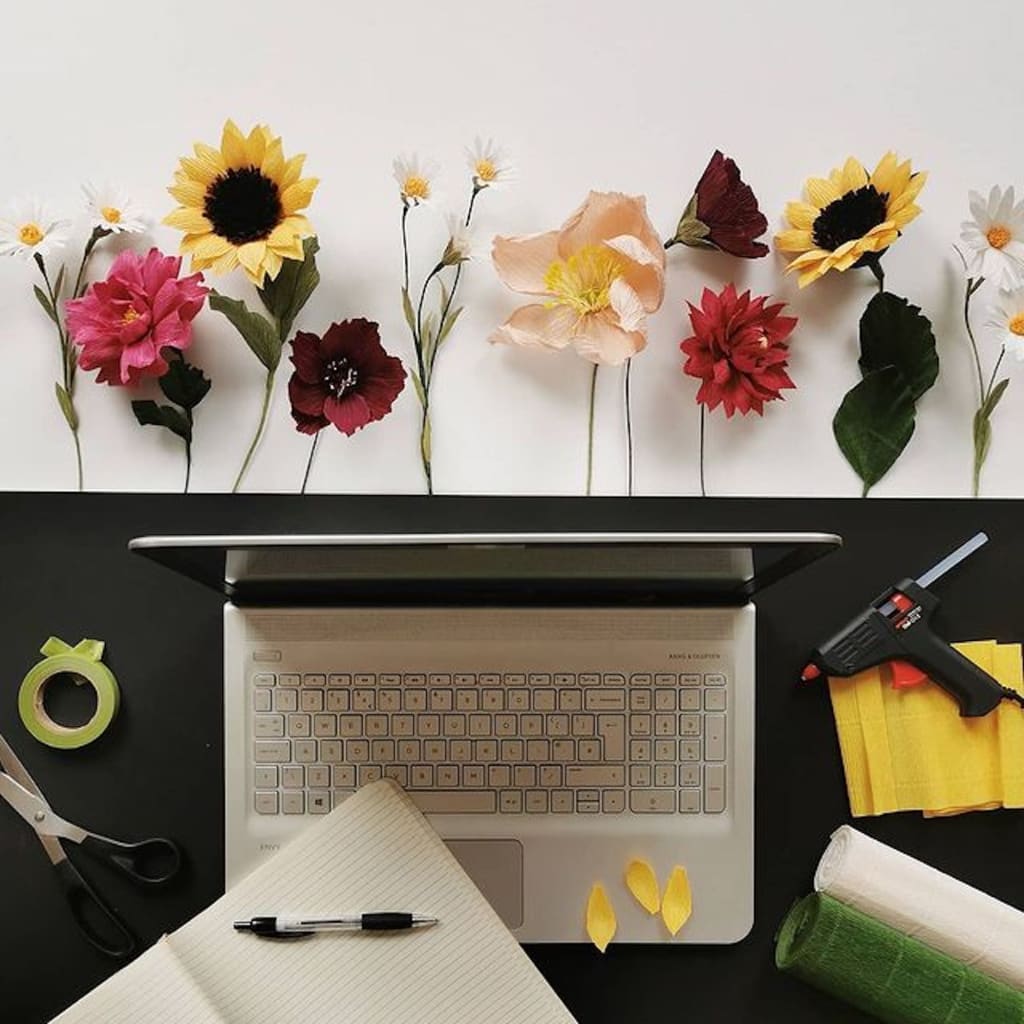 At Home: Hello Petals + Glue Gun