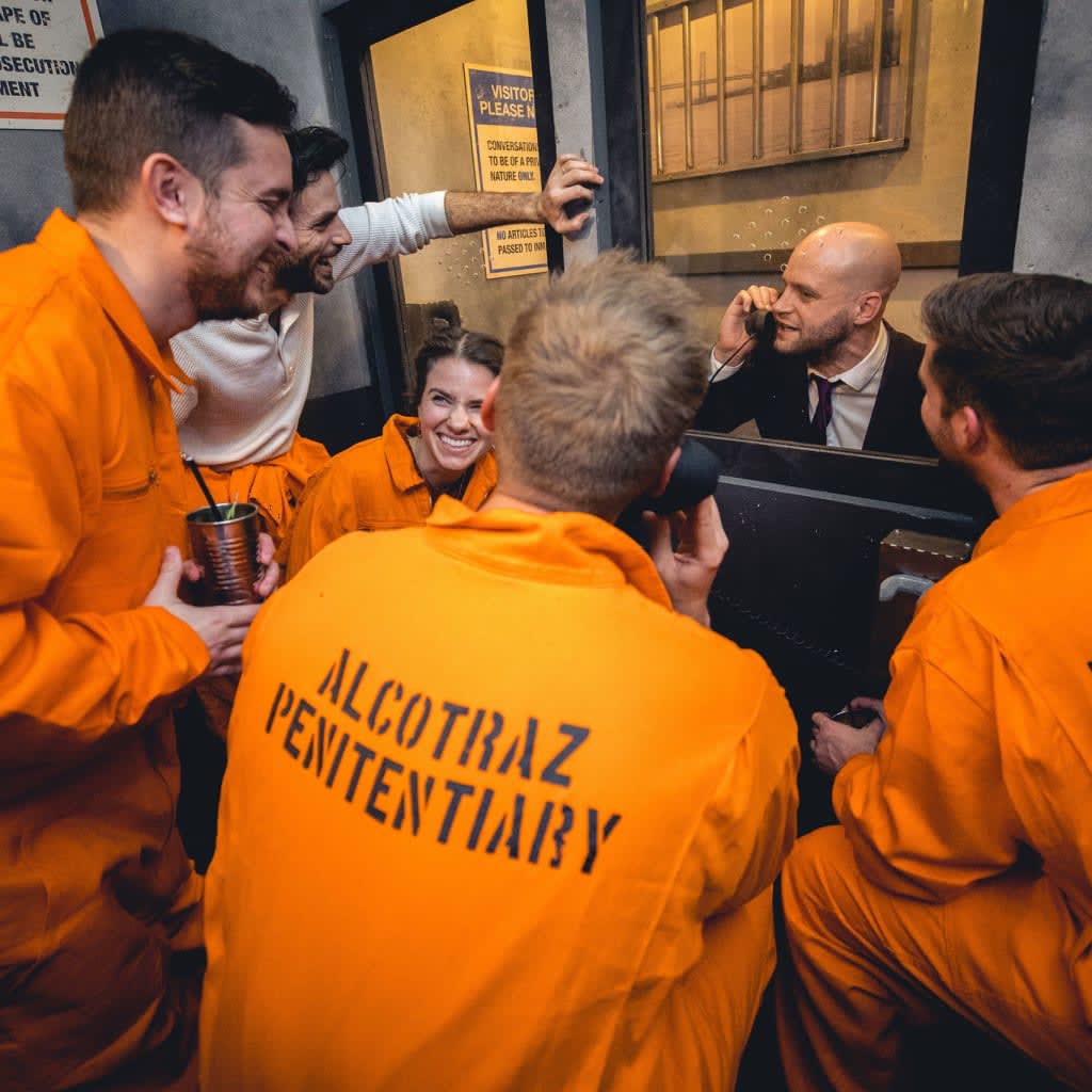 Immersive Cocktail Experience for Two at Alcotraz Prison Bar