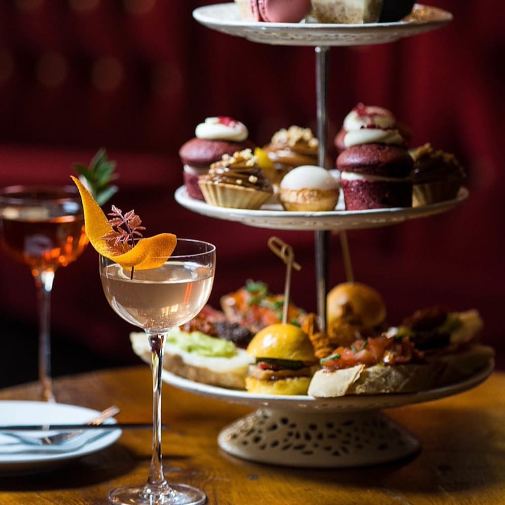 Afternoon Tea for Two with Bottomless Bubbly and Cocktails at MAP Maison