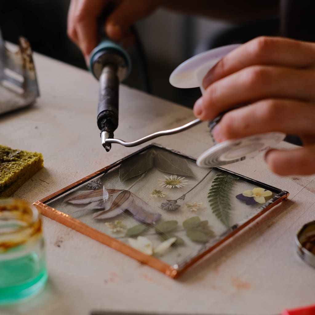 Wildflower and Stained Glass Decorations Workshop, Bristol