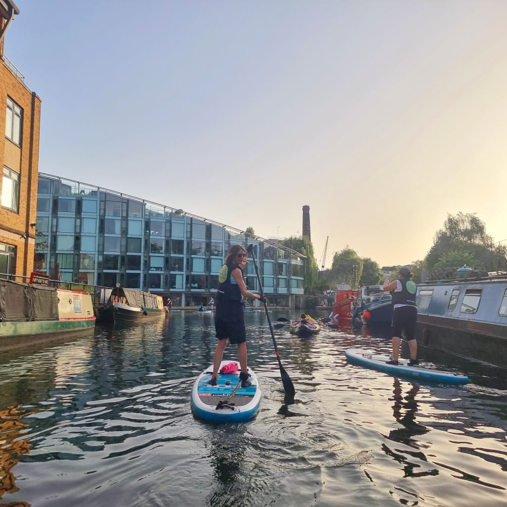 Sunset Paddleboard through London