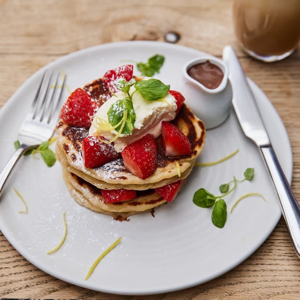 Indulgent Sweet Pancakes and Prosecco For Two 