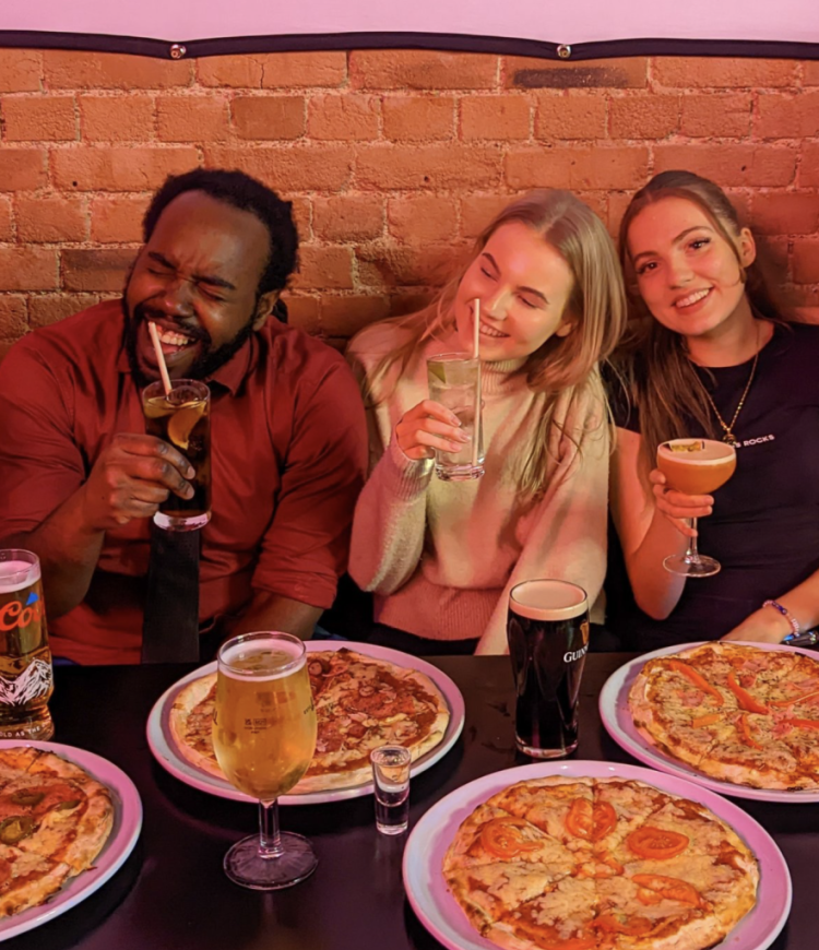 Crazy Golf with Sharing Pizza and Cocktails for Two in London