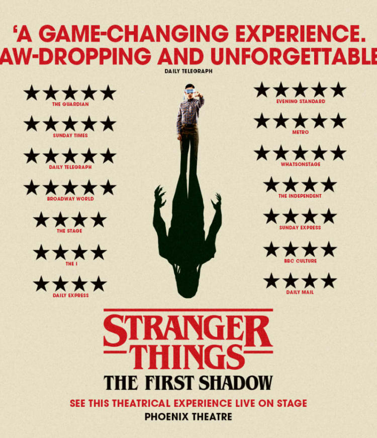 Stranger Things: The First Shadow, Theatre Tickets for Two