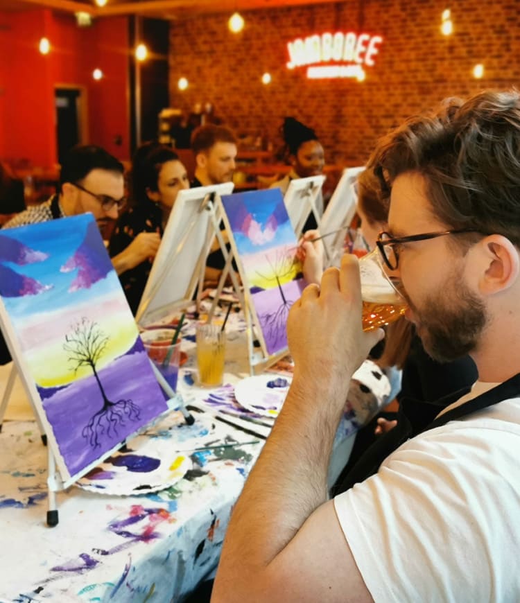 Sip and Paint Experience for Two