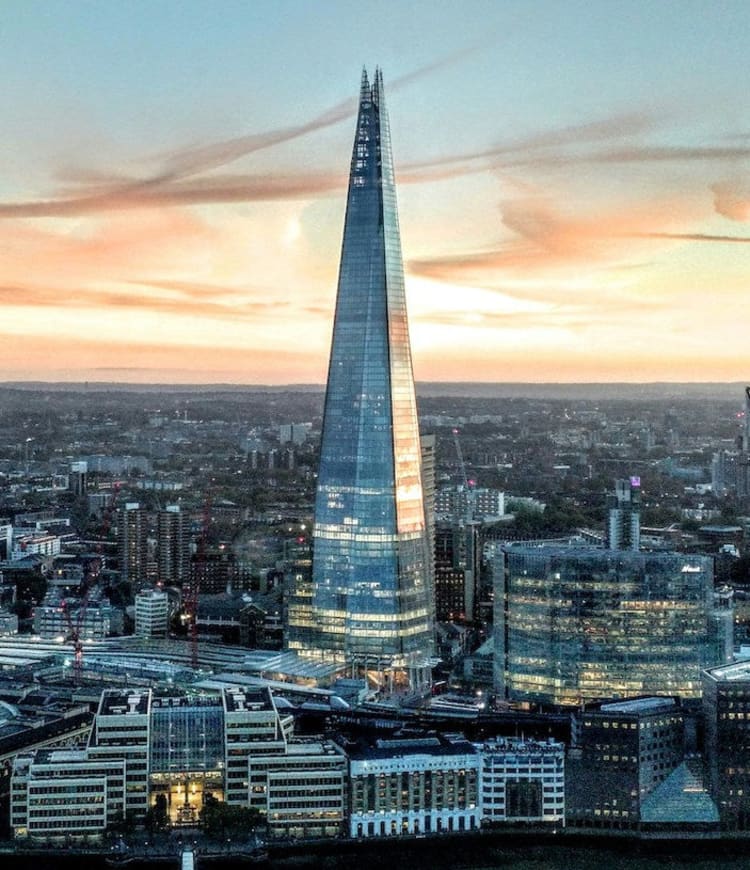 View from The Shard and Dining at Marco Pierre White London Steakhouse Co