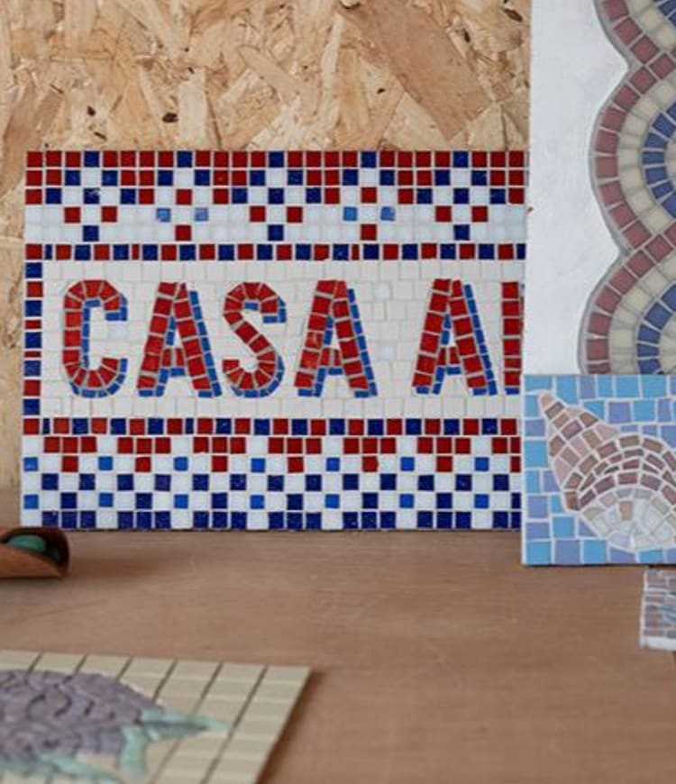 Mosaic Sign Workshop in Margate
