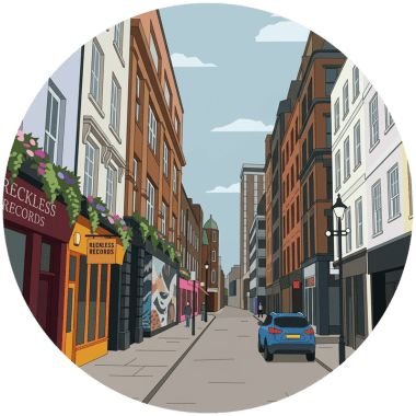 Berwick Street, Soho — illustration