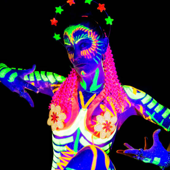 neon life drawing gift experience