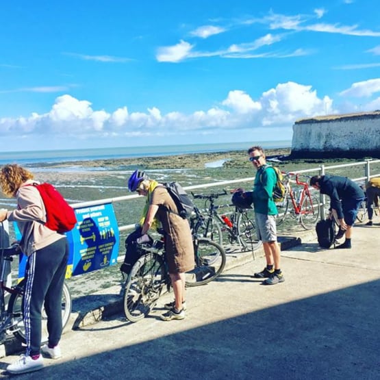 foraging by bike gift experience