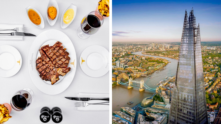 Sky-High Views & A Marco Feast: The Shard + London Steakhouse Co