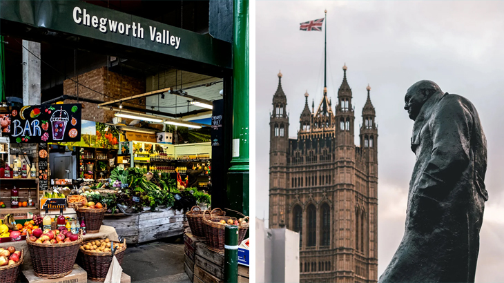 London experiences including Footsteps of Winston Churchill walking tour and London Bridge food tour