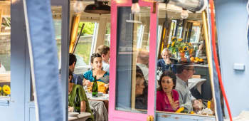 Eat your way through 6 delicious courses...on a bus.