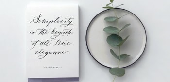 Spotlight: our at-home calligraphy kit