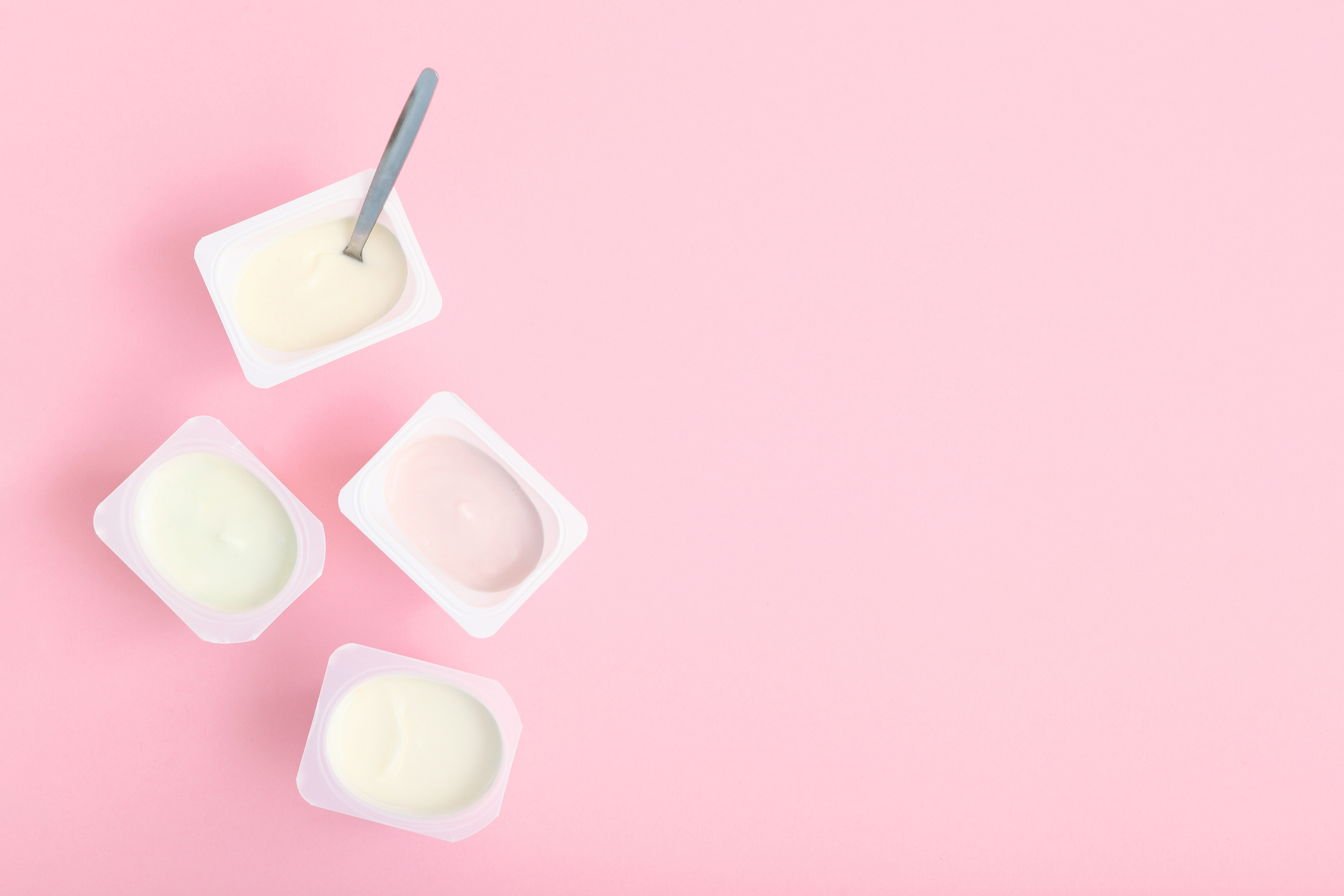 Polystyrene yogurt container