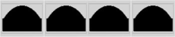 Short raised cathedral windows