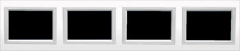 Short raised plain window