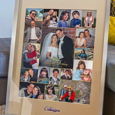 birthday collage for husband