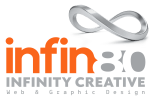 infin80 creative | Web and Graphic Design brand logo