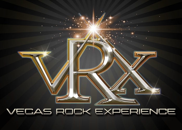 Rock band logo design, prints and posters made for Las Vegas' VRX