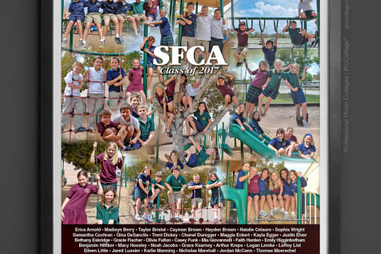 3rd grade class gift for teacher with students pictures and names