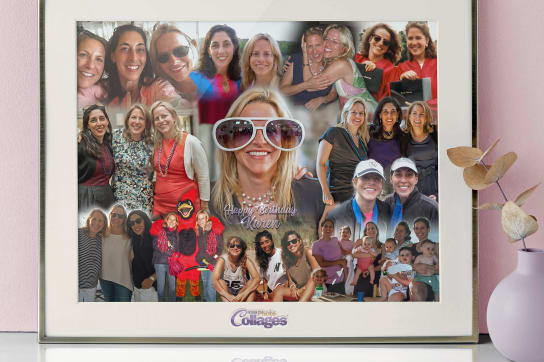 BFF Photo Collage Canvas, Christmas Presents For Best Friends, Personalised  Gift For Best Friend - Best Personalized Gifts For Everyone