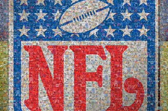 National Football League creative wall art photos idea