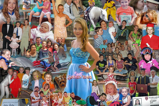 Unique photo idea for Sweet 16 party