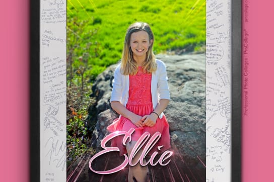 Welcome signing boards from photographic prints for Bar Mitzvah