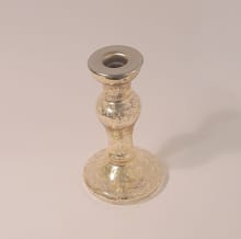 glass taper candle holder