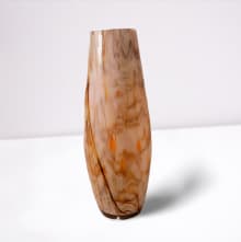 glass retro vase multicolor