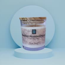 scented soy candle 10oz - bourbon roasted pecan