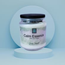 scented soy candle 10oz - calm essence