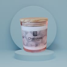 scented soy candle 10oz - chocolate