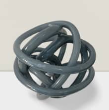 blown glass interwoven ball