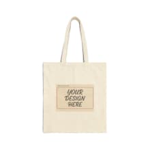 cotton canvas tote bag