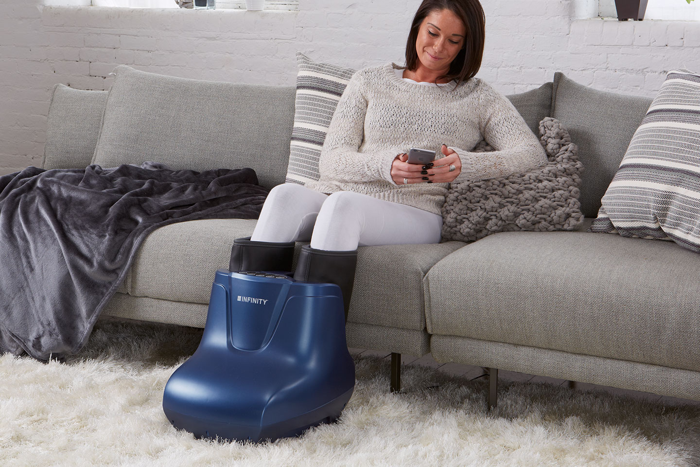 Shiatsu Foot & Calf Massager with Remote